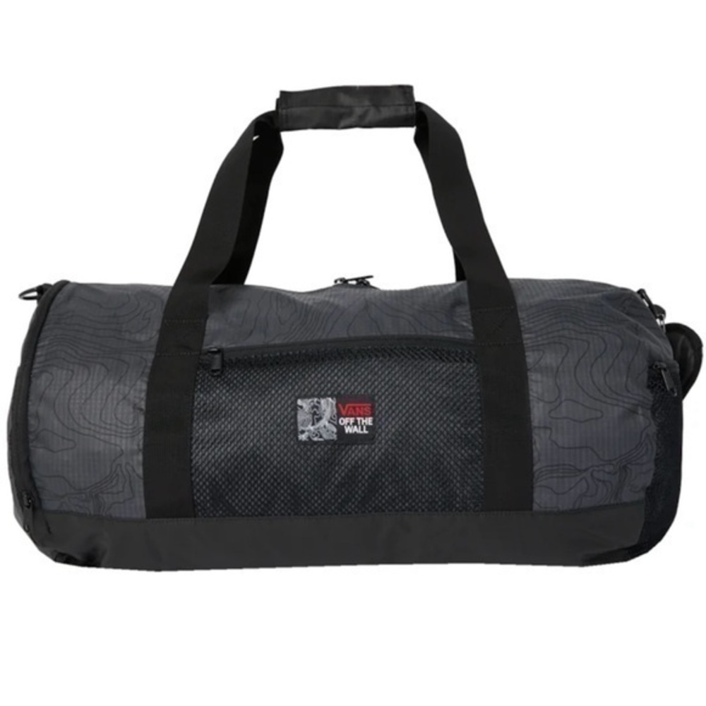 VANS X NATHAN FLORENCE Mala Duffle Vans Collab Nathan Florence Asphalt Black EUC